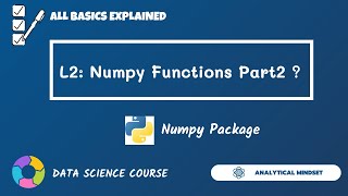 Master Python NumPy Part 2 | Python NumPy Tutorial for Beginners Part 2