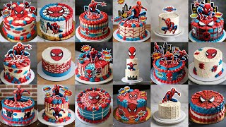 Begginers Spiderman Theme Cake Designs/Spiderman Cake Ideas 2024/Spiderman Cake/Boys Birthday Cake