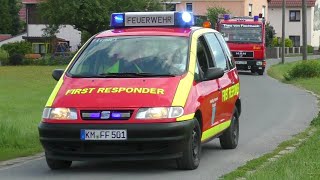 (Seat Alhambra / 4 Frontblitzer) First Responder + HLF 10 Freiwillige Feuerwehr Fischbach