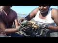 king of big size crab hunting and cooking கோடியகரையில் கட்டு நண்டு வேட்டை village food safari suppu