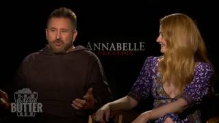 Talking scary movies with the stars of Annabelle: Creation