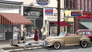 Pitt Street, Mercer, PA 1954