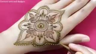 New Stylish back hand mehndi design l Easy Mehndi design