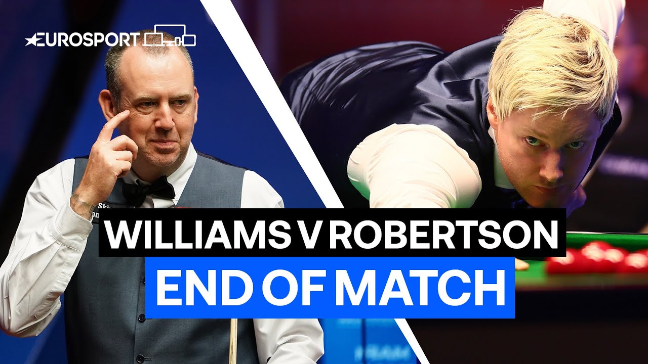 Neil Robertson Edges Mark Williams in an Epic Semi-Final! | End of Match | Eurosport Snooker