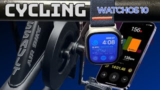 WatchOS 10 - New Features for Cycling Workouts with the ULTRA (on Assault Bike) #applewatch #apple