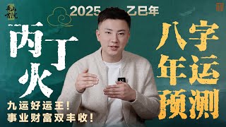 2025蛇年运势预测|【丙火丁火】九运第一批运气最好的人！事业财运旺全年！|八字年运详细版！事业运|财运|爱情|婚姻|健康|人际关系全解析！|鹤鹤聊东方神秘学