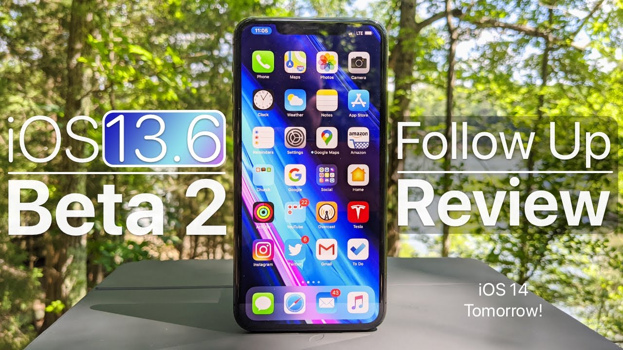 IOS 13.6 Beta 2 Weekly Follow Up And IOS 14 Tomorrow - YouTube