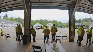 Snow fighters test their skills in snowplow rodeo