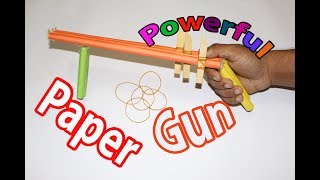 How To Make A Paper Gun That Shoots 2 Rubber Bands