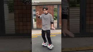 20200903  Henry 헨리 TikTok (97) update.#  Slo mo on the hoverboard