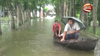 বন্যায় বাড়ছে পানিবন্দি মানুষের দীর্ঘশ্বাস