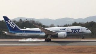 ANA B787-881 Dreamliner (JA807A) @ Hiroshima airport (11-Mar-2012)