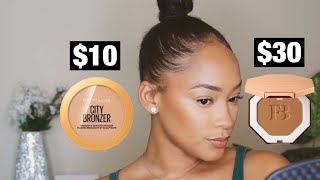 FENTY BEAUTY BRONZER VS. MAYBELLINE CITY BRONZER COMPARISON - Kelsey Aleah