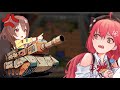 Korone Unleashes Her Rage When Miko Challenges Her To Boxing and Tank Battle  [Hololive/MiKorone]