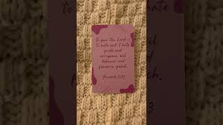 Proverbs 8:13 — Mr Pen - Prayer Cards/Morandi - Amazon #Jesus