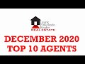 Top 10 agent producers for December 2020!