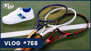 Bosworth Vintage Tennis Racquets & Off-Court Yonex 75th Anniversary Casual Shoes -- VLOG #768