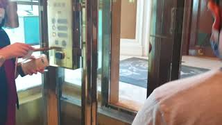 Nice 1985 Mitsubishi Glass Elevator/Lift (modernised) - Shangri La Hotel, Valley Wing