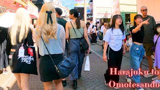 Harajuku to Omotesando Tokyo walk tour.【4K】10.2024-1