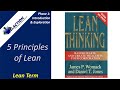 5 Principles of Lean (Lean Term)