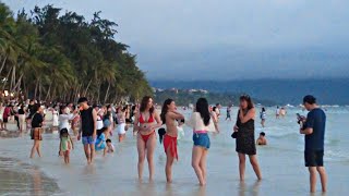 Look! This is BORACAY White Beach on January 30 2025 5:20pm Walk Green Algae Just Starting