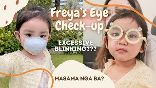 Freya's Eye Check-up-- Excessive Blinking??!!! || Rochelle Abella Vlogs