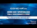 Paso 11 - Durante el cierre de ejercicio: Generación de los 16 asientos de cierre y Consolidación