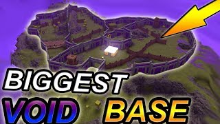 Building Biggest Void Base Raided By Hackers Roblox