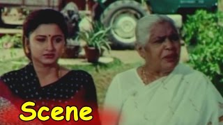 Mohan Babu Mother Action Scene || Rayudu Telugu Movie ||  Mohan Babu, Prathyusha, Soundarya