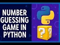 How to make number guessing game project in python #python #coding 