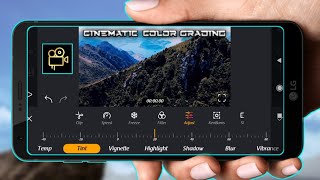 Cinematic  Video Color Grading In Film maker Pro App