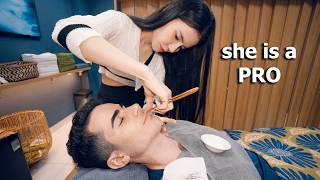 ASMR: EXTRAordinary Service at the Vietnamese VIP Barbershop! (Shave, Massage, Shampoo)