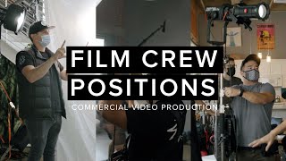 COMMERICAL FILM SET CREW POSITIONS | Behind the Scenes