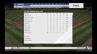 FRANCHISE MODE #2 - TORONTO BLUE JAYS, YEAR ONE (21 W - 10 L)