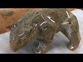 bear soapstone carving