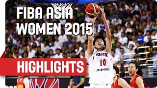 Japan v China - Game Highlights - Group A - 2015 FIBA Asia Women’s Championship