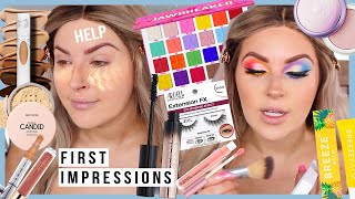 an *average* makeup day 😪 FULL FACE FIRST IMPRESSIONS ft jawbreaker palette