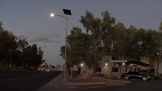 More solar street lights popping up across the Las Vegas Valley