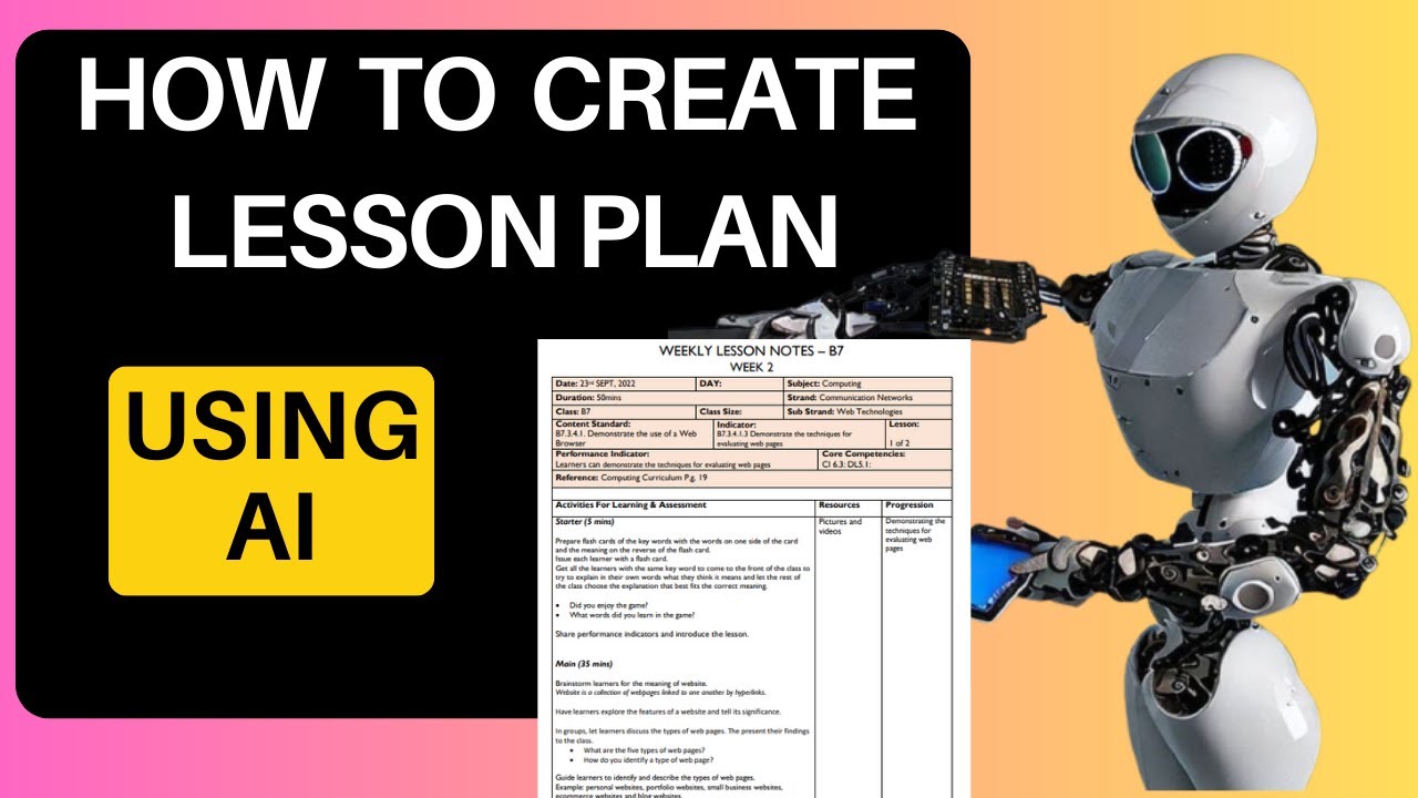 Lesson Plan Ai For Teachers