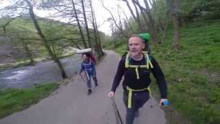 Quadcopter flyover Thorpe Cloud Dovedale