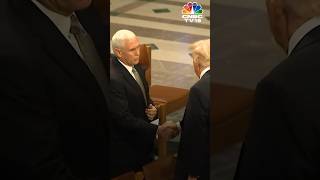 Donald Trump Shook Hands With Mike Pence, Engaged Friendly Chat With Obama At Carter Funeral | N18G