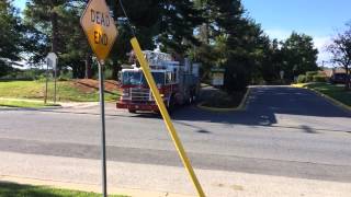 2006 PGFD Truck 831 Leaving House Fire