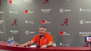 Auburn Basketball coach Bruce Pearl postgame press conference after losing to Al