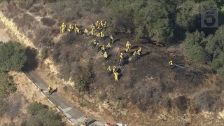 Small fire breaks out at Griffith Park