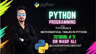๐ข๐ Python Mathematical Tables Tutorial #11: Mastering Multiplication with Fun and Efficiency ๐๐ป