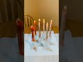 TIMELAPSE OF RAINBOW CANDLES MELTING!!!! SUPER SATISFYING!!!!!