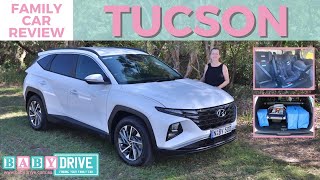 Family car review: 2021 Hyundai Tucson Elite tested for child seat fitment and boot space for prams
