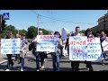 Thousands in Donetsk rally against an armed OSCE presence