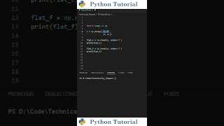 How to Flatten Numpy Arrays | Python Tutorial