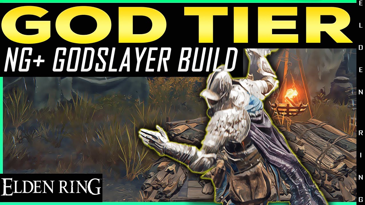 Elden Ring GOD TIER Godslayer Greatsword Build - NG+ Black Flame Build ...